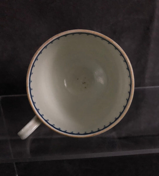 Worcester Porcelain, Dr Wall Gillyflower Coffee Can 1770