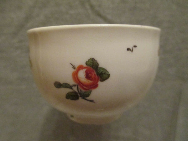 Fulda Porcelain Floral Cup, 18th Century