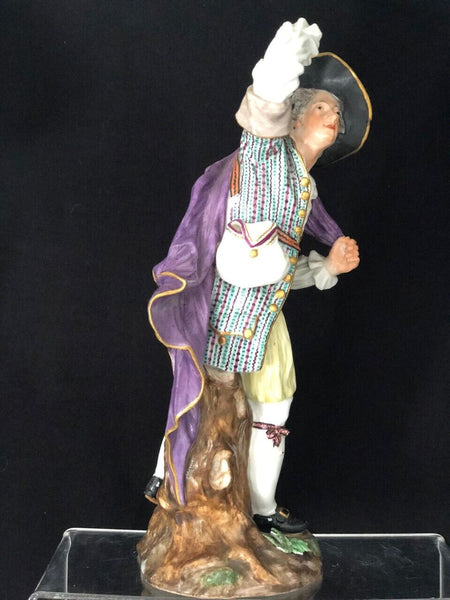 Meissener Porzellanfigur „Der Wanderer“ aus dem 19. Jh., sehr selten, ex-Sothebys 