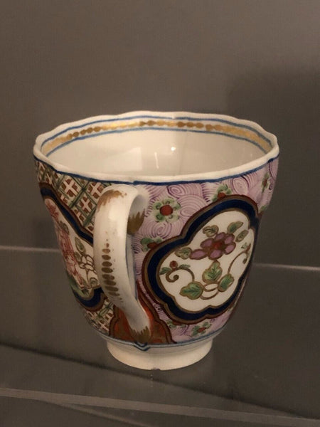 Tasse à Café De Style Oriental En Porcelaine Derby 18ème C Très Rare 1784
