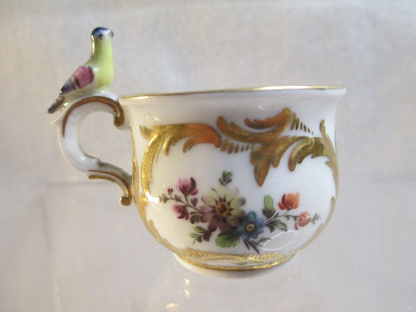 Vienna Porcelain Ornithological Cup with Bird Handle (No2)