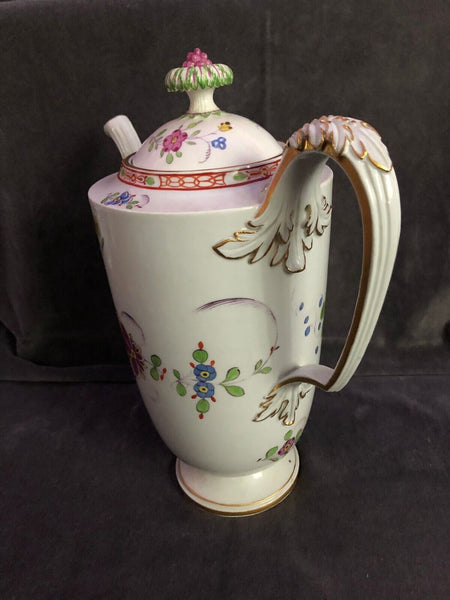 Meissen Porcelain kakiemon Floral Coffee Pot 1st Class Marcolini