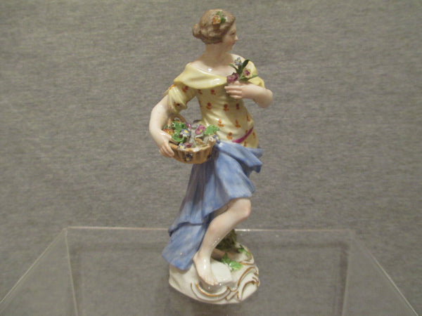 Meissen Porcelain, Emblematic of Spring Figurine 18th C