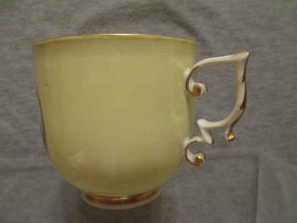 Tasse à Thé Scénique Jaune Meissen 1745 