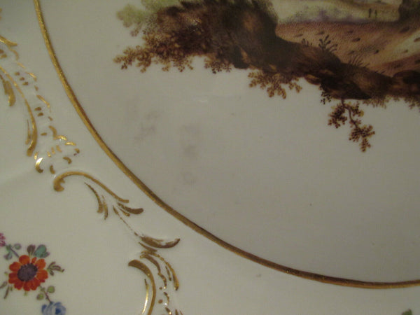 Furstenberg Scenic Soup Plate , 18Th C. (1 of 4)