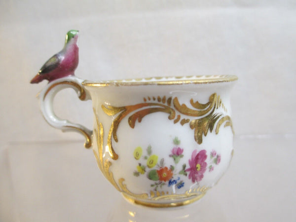 Vienna Porcelain Ornithological Cup with Bird Handle (No1)