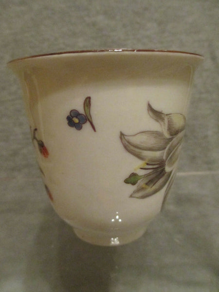 Bécher à fleurs gravé sur bois en porcelaine de Meissen 1ère classe, 1740