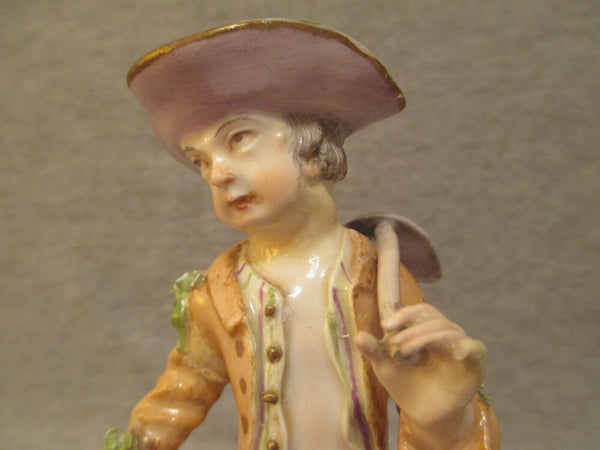 Furstenberg Porcelain Gardner Figure 1700's