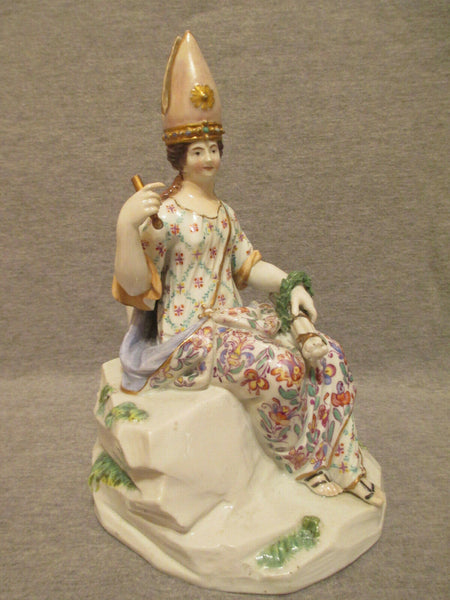 Figurine Jeanne Papesse Meissen, Extrêmement Rare 1770