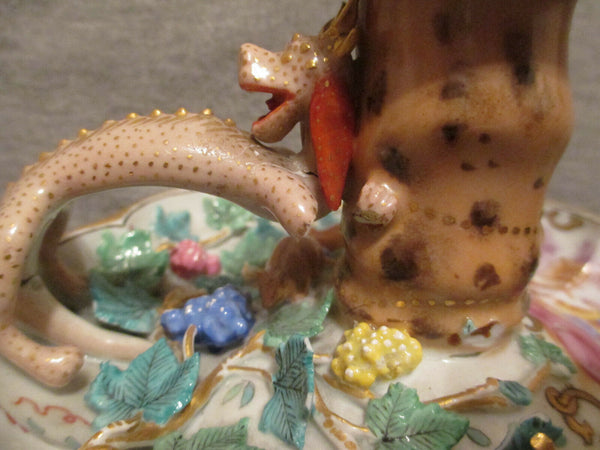 Meissen Porcelain  Chinoiserie Chamber Stick,  Rare.