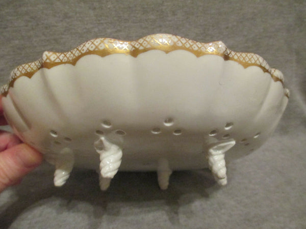 Meissen Vegetable Strainer 1700's Very Rare.