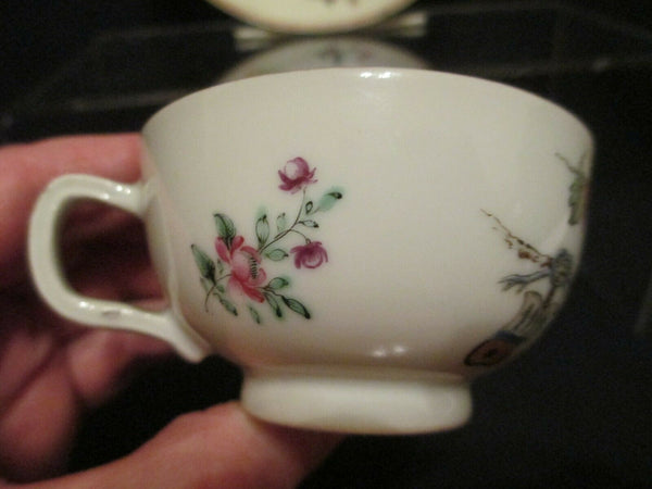 Chinese Porcelain Dutch Decorated Armorial Cup and Saucer 1777 - 1778. VERY RARE