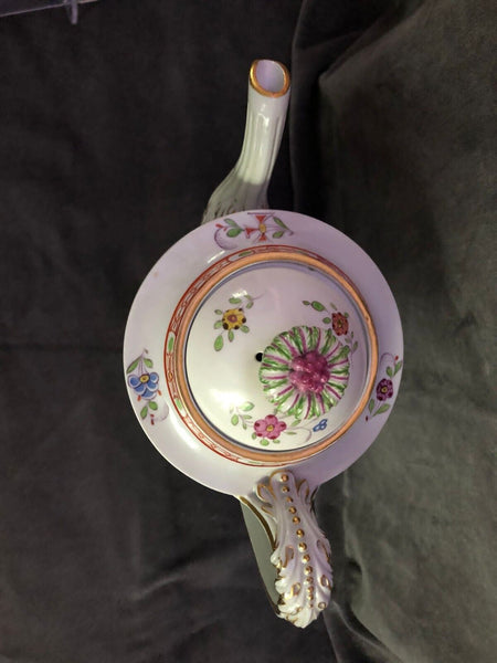 Meissener Porzellan Kakiemon Floral Kaffeekanne 1. Klasse Marcolini 