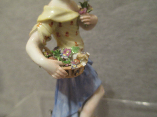 Meissen Porcelain, Emblematic of Spring Figurine 18th C