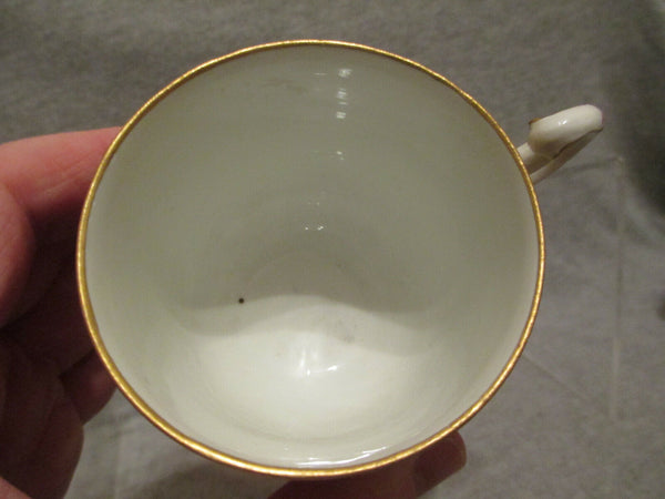 Tasse à thé florale dorée Meissen, années 1700 