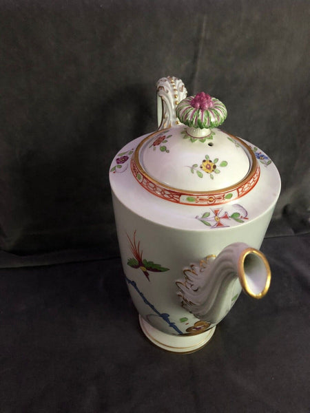 Meissen Porcelain kakiemon Floral Coffee Pot 1st Class Marcolini