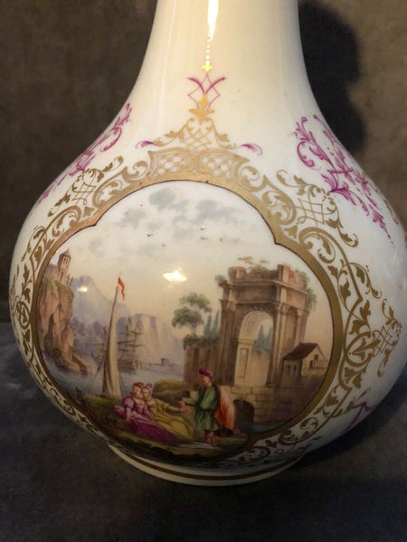 Flacon à Parfum Scénique Marcolini En Porcelaine De Meissen 1774 - 1813