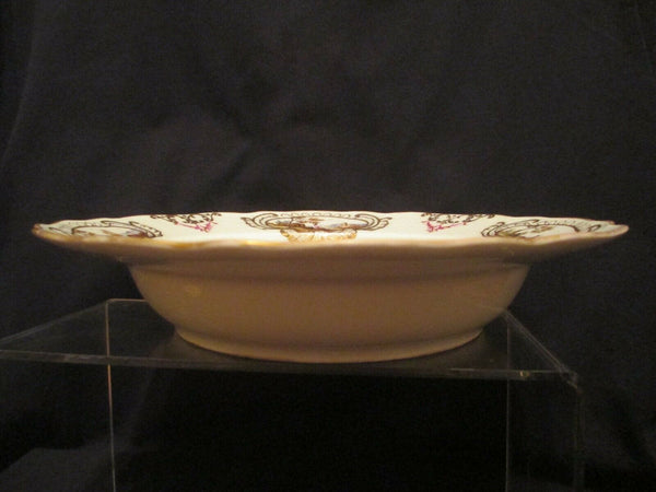 Assiette creuse panoramique en porcelaine de Meissen 1740 