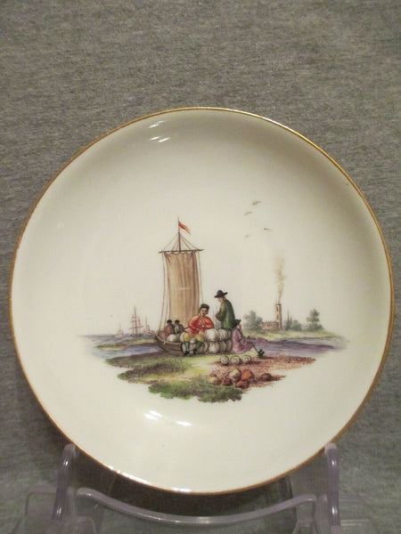 Meissen Porcelain, Kauffahrtei Cup & Saucer 1745