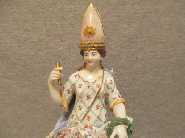 Figurine Jeanne Papesse Meissen, Extrêmement Rare 1770