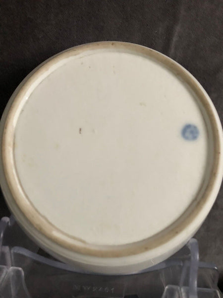 Höchste Porzellan-Kaffeedosen x 2, sehr selten, blaue Radmarke 1763 