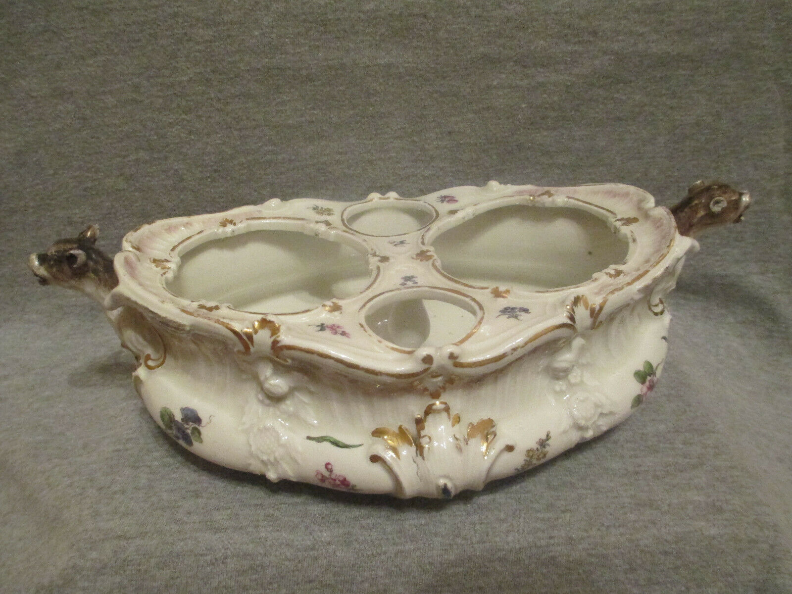 Meissen Porcelain Condiment Tray, 18th C