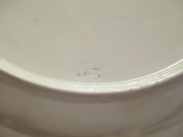 Kassel Porcelain Rock & Bird Pattern Soup Plate Extremely Rare 1770 (2)