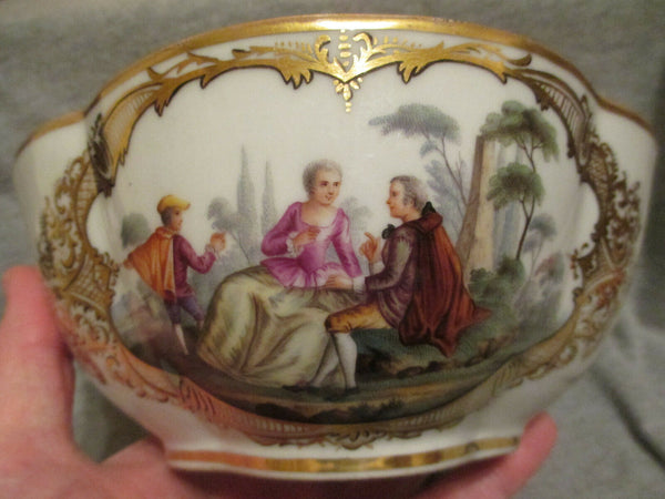 Meissen Courting Couples Soupière Années 1700