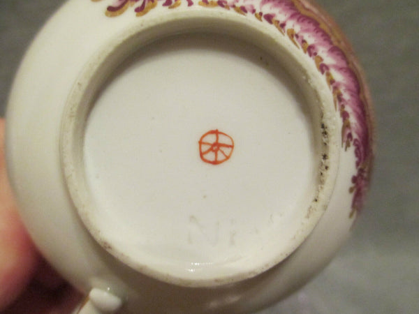 Hochst Tea Cup, Red Wheel Mark, 1746-70