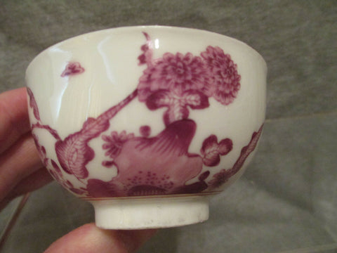 Porcelaine De Meissen, Bol à Thé Puce Kakiemon 1735