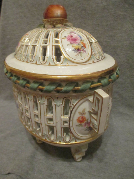 Meissen Chestnut Basket 19th Century