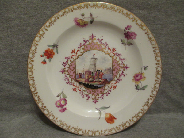 Meissen kauffahrtei Assiette 1ère Classe 18ème Siècle