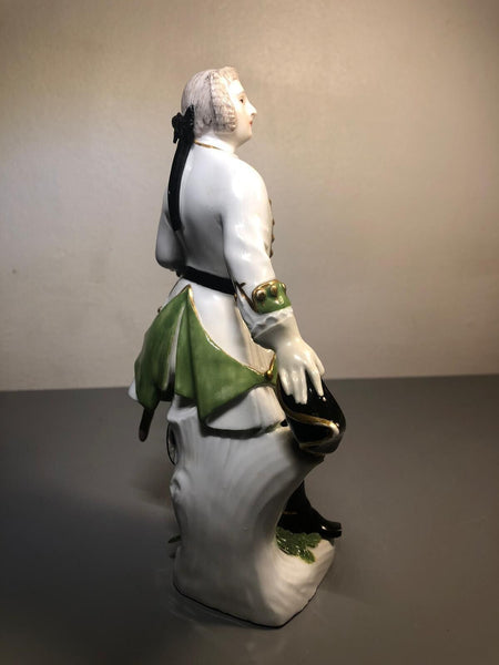 Figurine en porcelaine de Meissen "Le fauconnier" 1744 - 1746 KHC Mark, JF Eberlein 