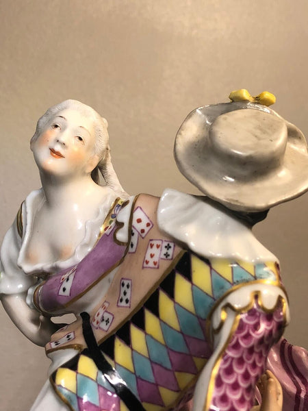 Figure De Danseuses Tyroliennes En Porcelaine De Meissen 1740 Très Rare ! 