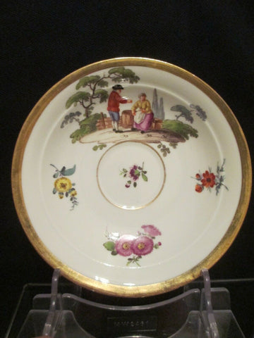 Meissen Porcelain  Tenniers Saucer (3)