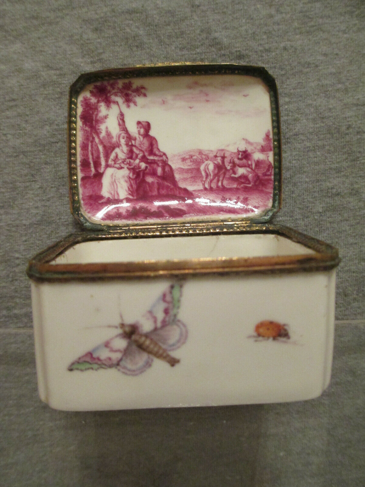 Meissen Snuff ou Patch Box 