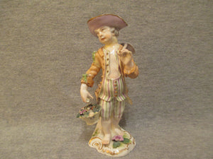 Furstenberg Porcelaine Gardner Figure Années 1700