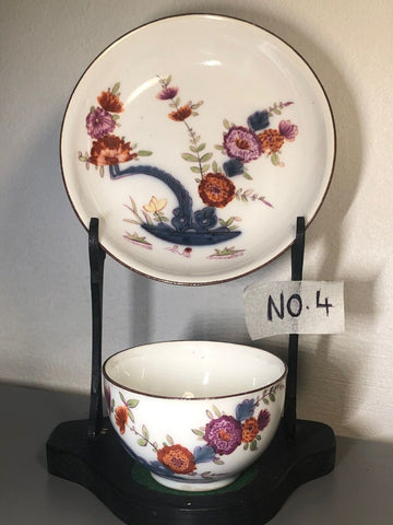 Meissen Porcelain Kakiemon Tea Bowl and Saucer 1730 Drehers Marks #4