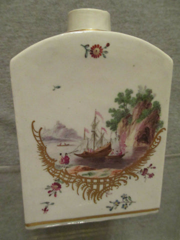 Frankenthal Scenic Tea Caddy, 1770.
