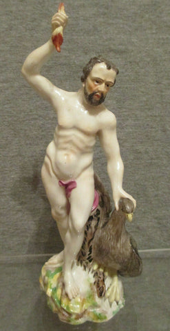 Figurine en porcelaine Höchst de Jupiter vers 1755