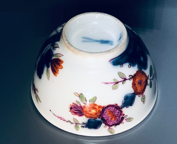 Bol à thé et soucoupe Kakiemon en porcelaine de Meissen 1730 Drehers Marks #3