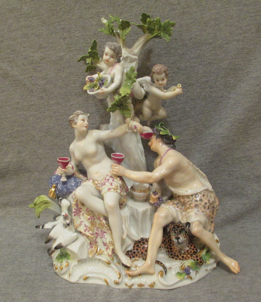 Figurine du groupe Meissen Baccanallain, 1ère classe