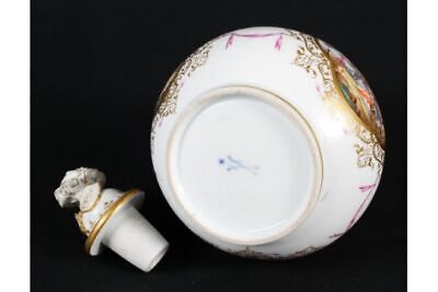 Flacon à Parfum Scénique Marcolini En Porcelaine De Meissen 1774 - 1813