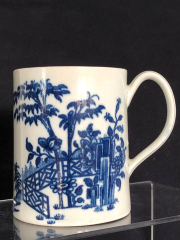 Chope "Plantation Pattern" en porcelaine de Worcester 1760 