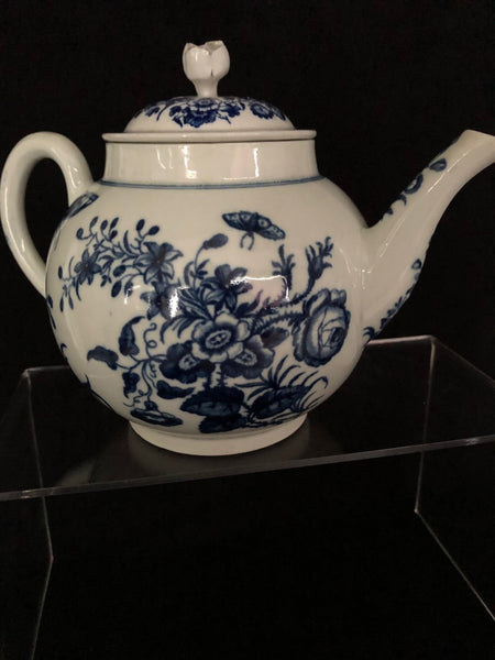 Porcelain "Three Flowers" Teapot circa 1780